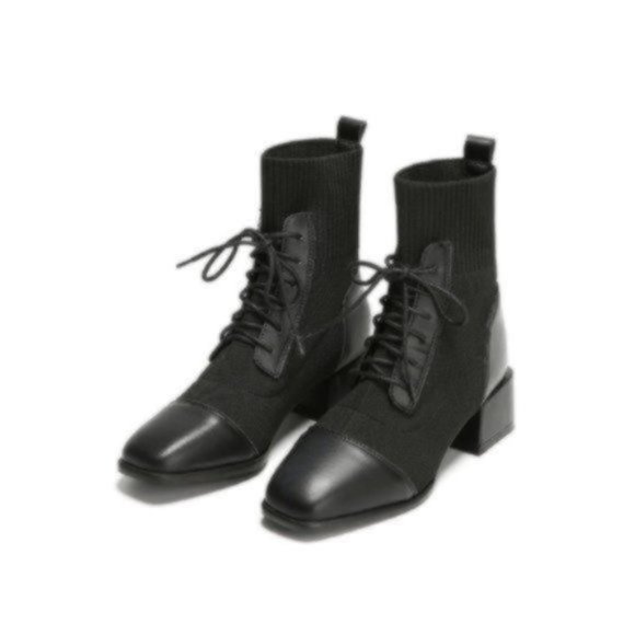 C. Paravano Shoes - US Size 10, EU Size 41 C. Paravano Black Boots Mesh Combat Boots Womens Shoes